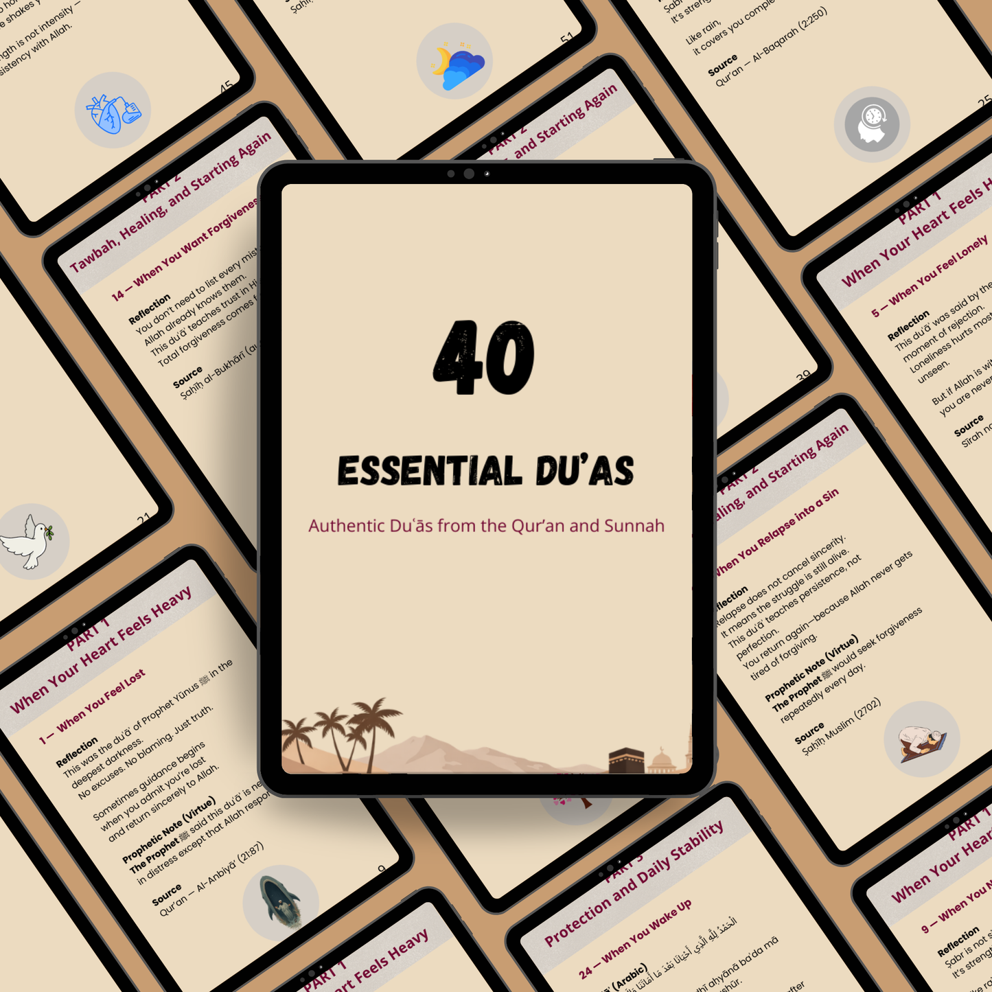 40 Essential Du‘as — From the Qur’an and Authentic Sunnah